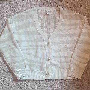 Elegant Beige Women's Cardigan